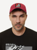 Бейсболка BASK Sun Hat LOGO (unisex; one size; Бордовый свтл)